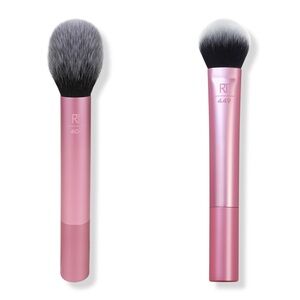 Real Techniques Ultra Blush Cheek Makeup Brush & Tapered Cheek Face Makeup Brush